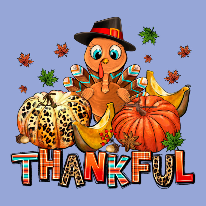 Thankful Pumpkins And Turkey Classic Tee by AdoDesignShop | Teevron