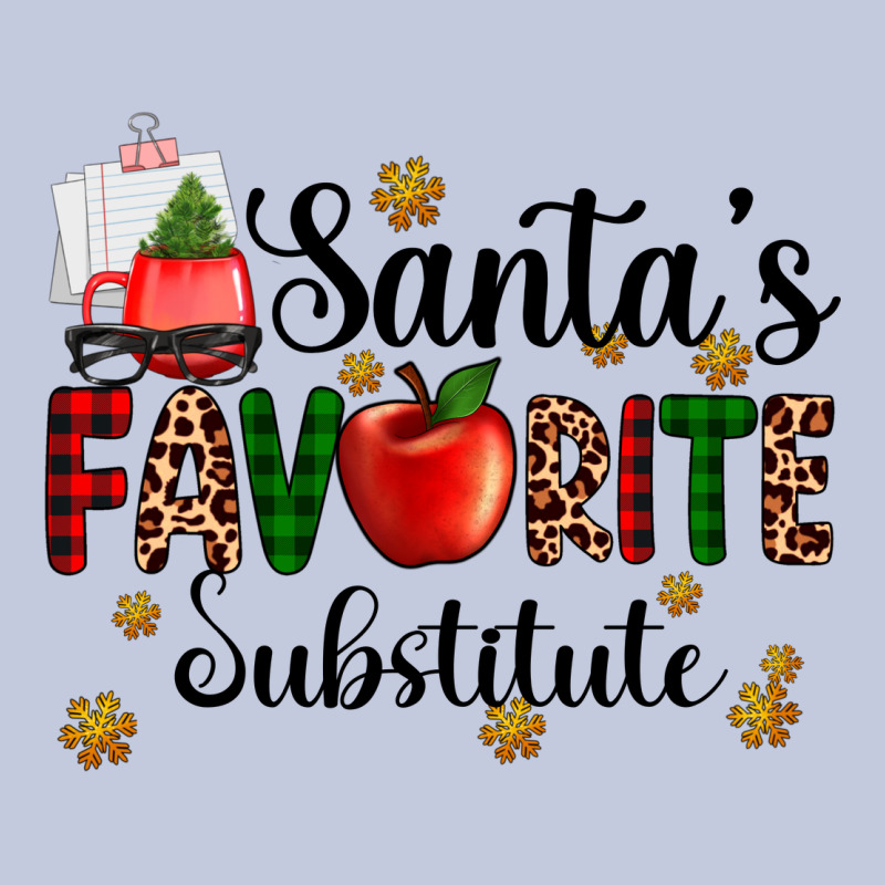 Santa's Favorite Substitute Long Sleeve Tee by AdoDesignShop | Teevron