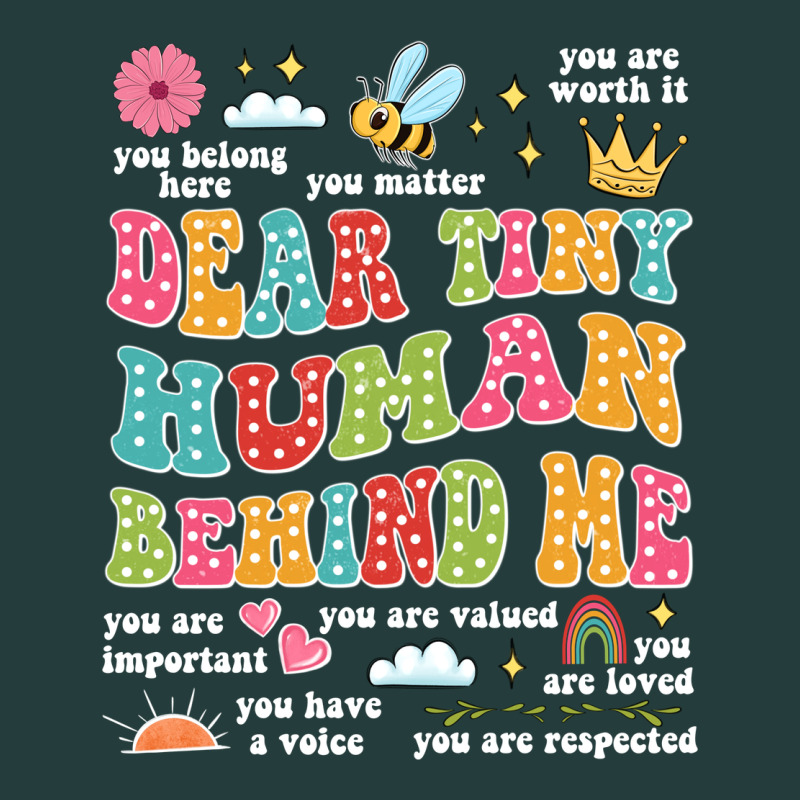 Customized Teacher Dear Tiny Human Behind Me Back Classic Tee by JahusDesignShop | Teevron