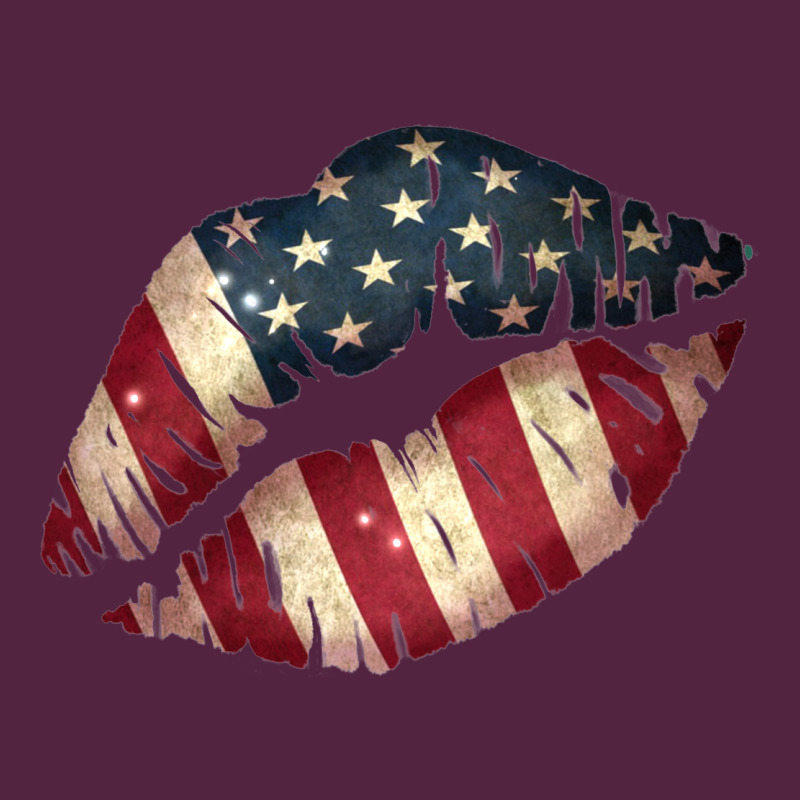 Vintage American Flag Lips Urban Hoodie by Bettercallsaul | Teevron