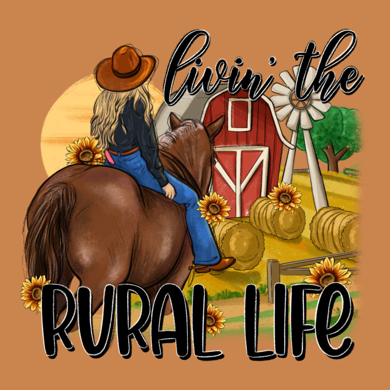 Livin The Rural Life Heavyweight Hoodie by MaliasSmallBusiness | Teevron