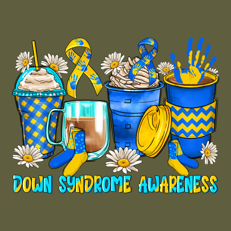 Down Syndrome Coffee Cups Vintage Tee by Zillion Design Studio | Teevron