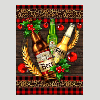 Beer Bottles With Mistletoe Zipper Hoodie | Teevron