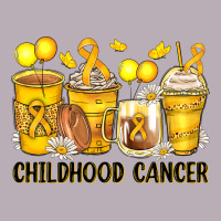 Childhood Cancer Coffee Cups Vintage Tee | Teevron