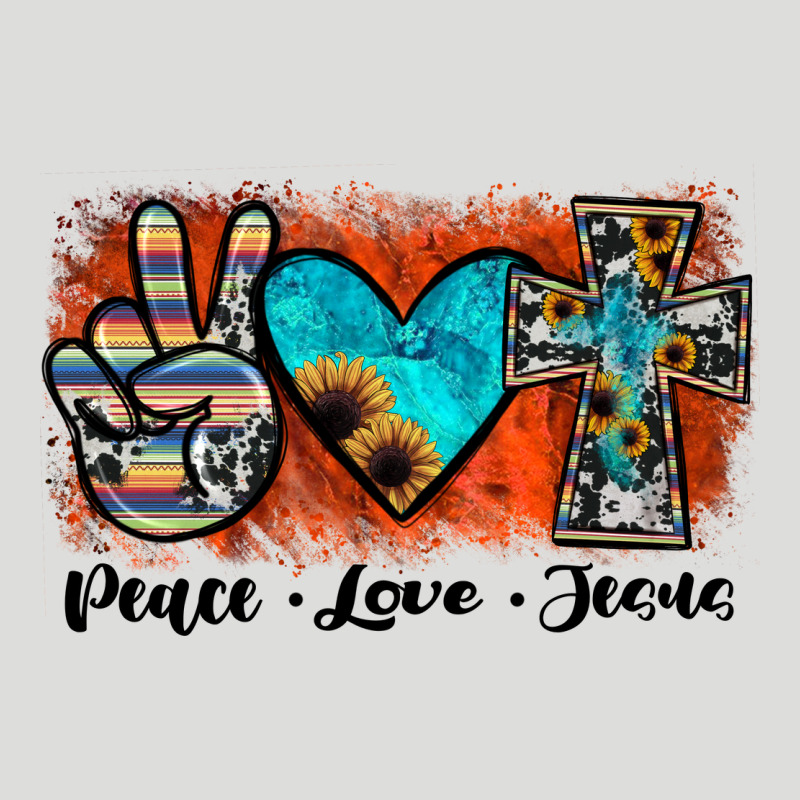 Peace Love Jesus Zipper Hoodie by JahusDesignShop | Teevron