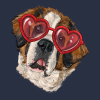 Saint Bernard With Love Glasses Heavyweight Sweatshirt | Teevron