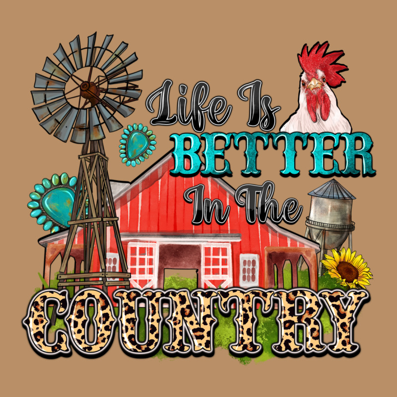 Life Is Better In The Country Vintage Hoodie by Zillion Design Studio | Teevron