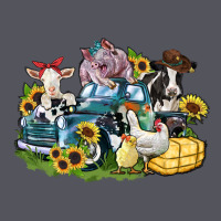 Farm Animals Truck Vintage Hoodie | Teevron