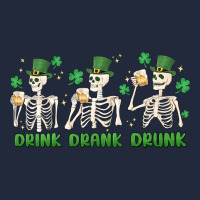 Drink Drank Drunk St. Patricks Day Skeletons Premium Sweatshirt | Teevron