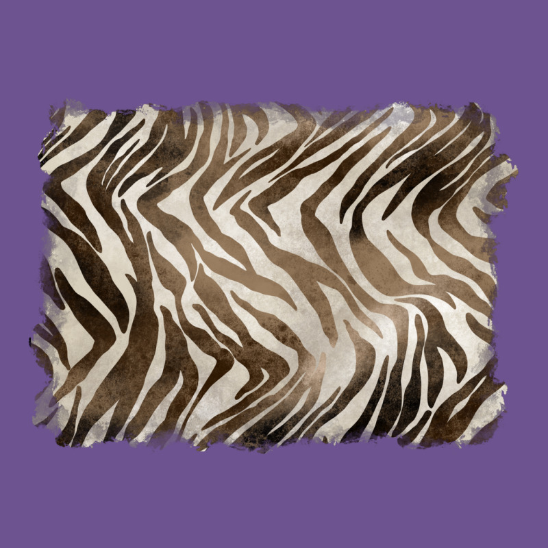 Brown Zebra Pattern Background Vintage Tee by BarkalooDesign | Teevron