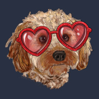 Toy Poodle With Love Glasses Heavyweight Sweatshirt | Teevron