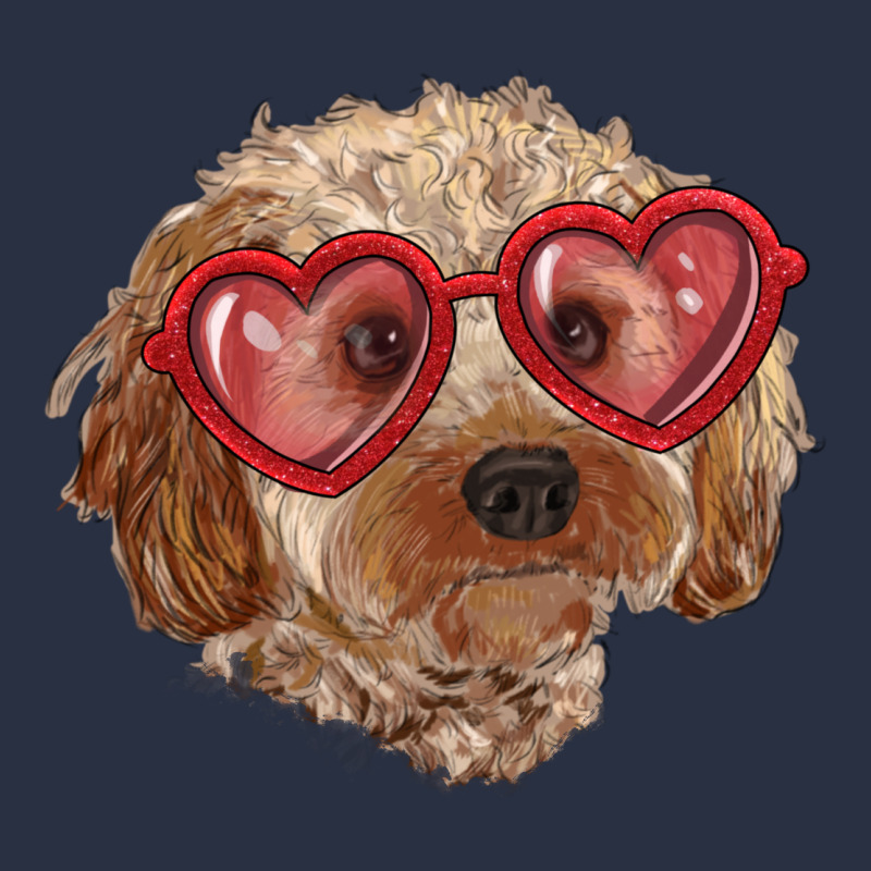 Toy Poodle With Love Glasses Heavyweight Sweatshirt by RanaPortraitStore | Teevron