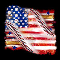 Baseball American Flag Heavyweight Sweatshirt | Teevron