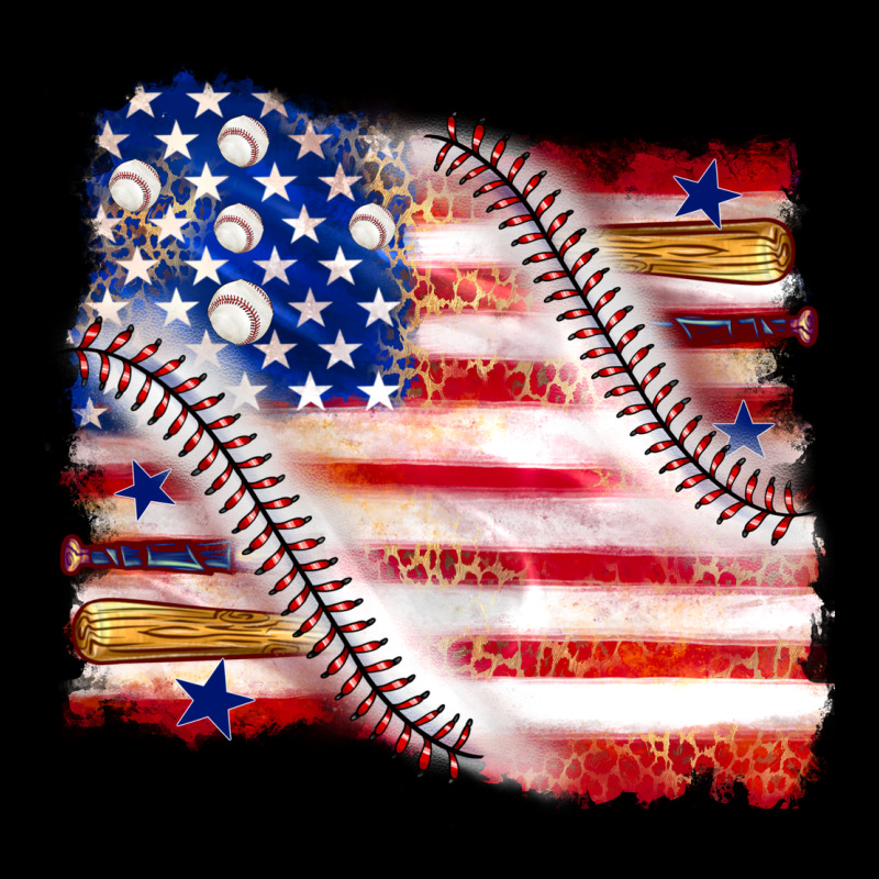 Baseball American Flag Heavyweight Sweatshirt by texasbilliewilder | Teevron