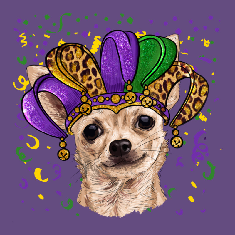 Mardi Gras Hat Chihuahua Vintage Hoodie by RanaPortraitStore | Teevron