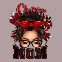 Cheer Mom Messy Bun Vintage Hoodie | Teevron
