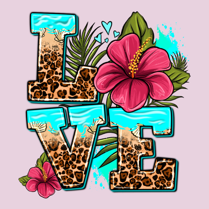Love Summer With Flowers Ladies Tee by AdoDesignShop | Teevron