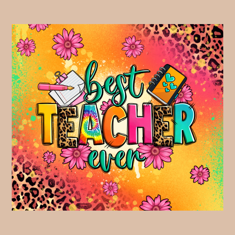 Best Teacher Ever Urban Heavy Tee by Zillion Design Studio | Teevron