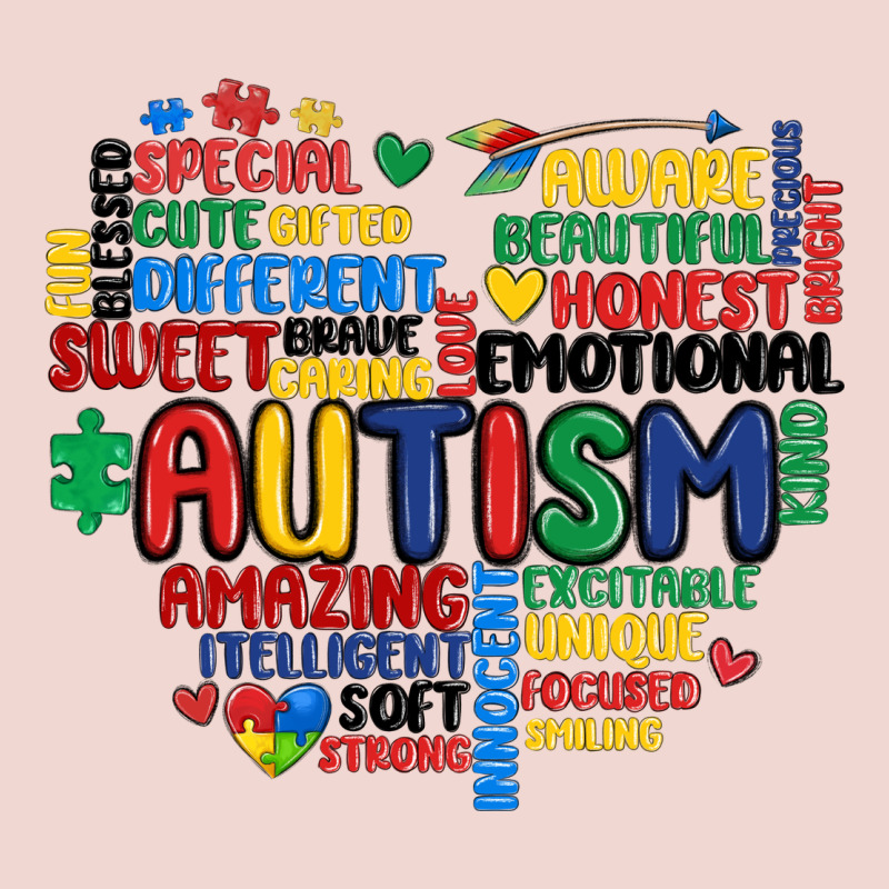 Autism Heart Premium Sweatshirt by MaliasSmallBusiness | Teevron