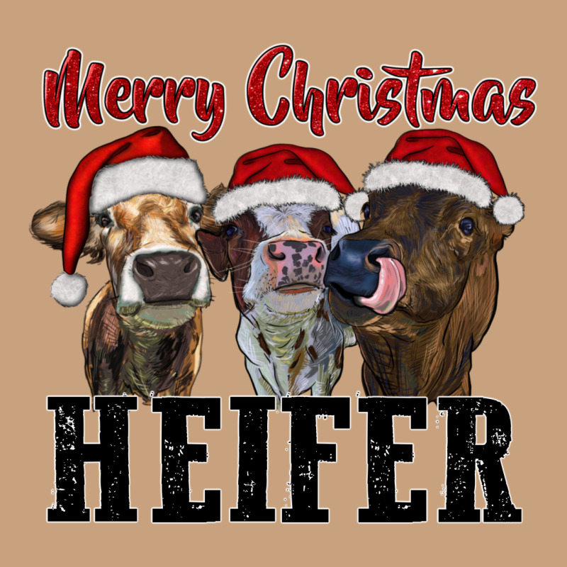 Merry Christmas Heifer Vintage Tee by RanaPortraitStore | Teevron