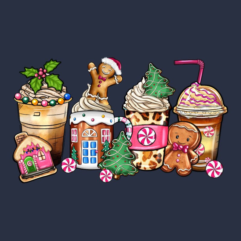 Pink Gingerbread Coffee Cups Heavyweight Sweatshirt by Zillion Design Studio | Teevron