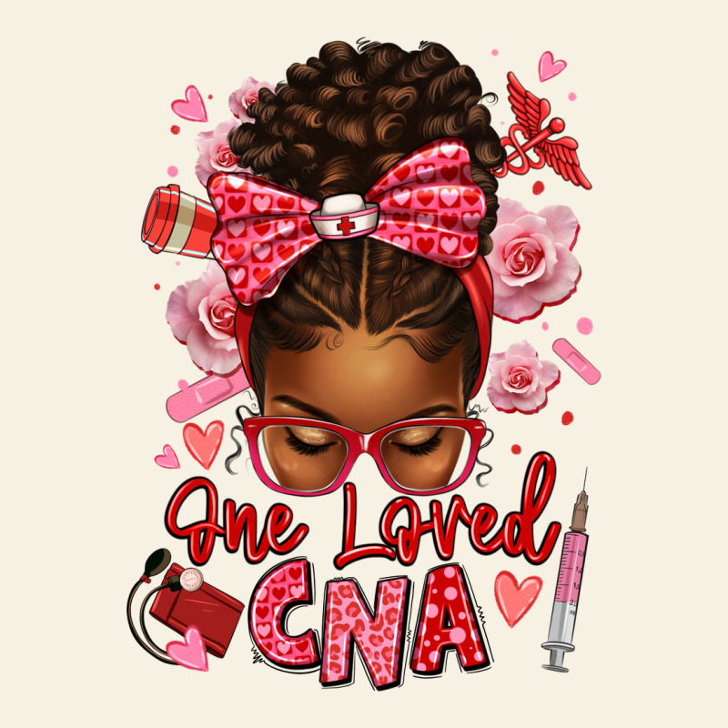 One Loved Cna Afro Messy Bun Vintage Tee by texasbilliewilder | Teevron