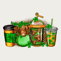 Longhaired Cow St Patricks Coffee Zipper Hoodie | Teevron