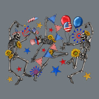 Fourth Of July Dancing Skeleton Heavyweight Sweatshirt | Teevron