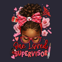 One Loved Supervisor Afro Messy Bun Vintage Tee | Teevron