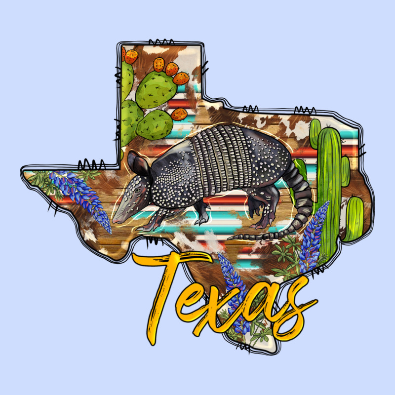 Texas Map Armadillo Urban Heavy Tee by BarkalooDesign | Teevron