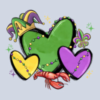 Mardi Gras Hearts Premium Sweatshirt | Teevron