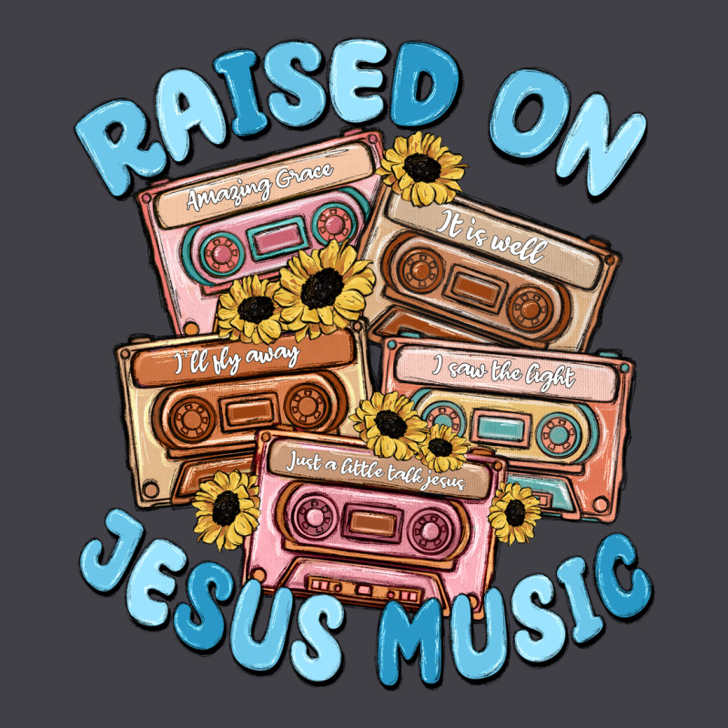 Raised On Jesus Music Heavyweight Hoodie by MaliasSmallBusiness | Teevron