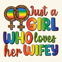 Just A Girl Who Loves Her Wifey Premium Hoodie | Teevron