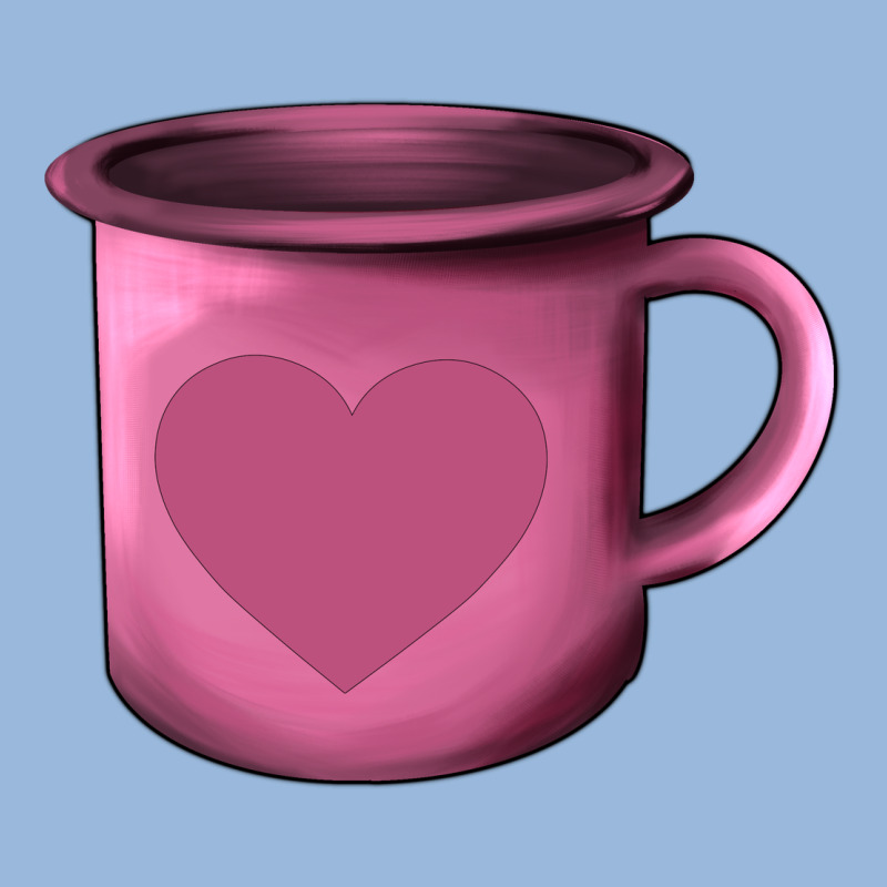 Valentine's Day Heart Mug Premium Hoodie by AdoDesignShop | Teevron