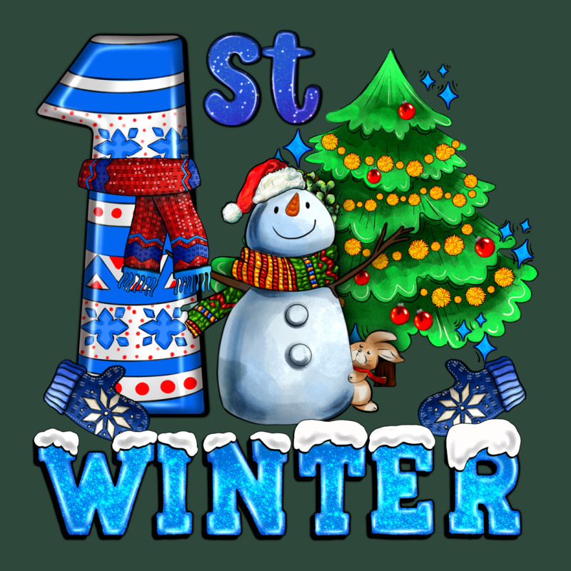 First Winter With Snowman Zipper Hoodie by AdoDesignShop | Teevron