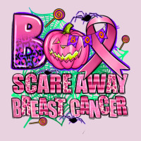 Halloween Boo With Cancer Ribbon Breast Cancer Sca Classic Tee | Teevron