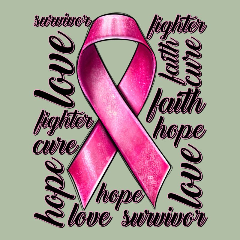 Breast Cancer Ribbon Hope Love Faith Urban Heavy Tee by texasbilliewilder | Teevron