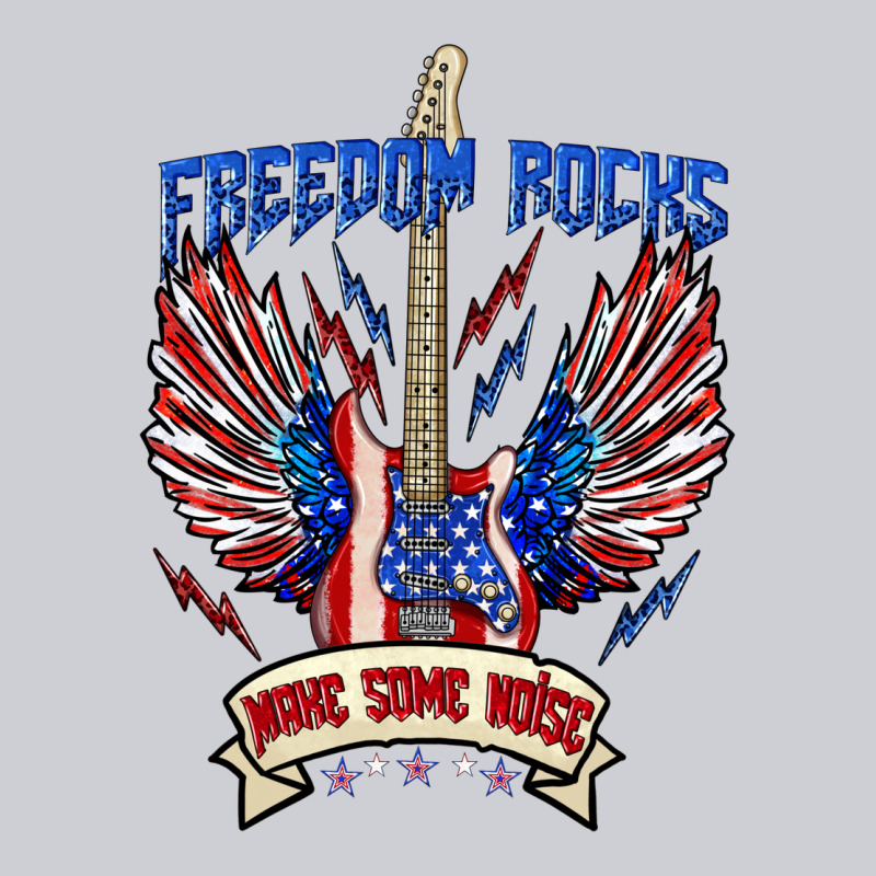Freedom Rocks Make Some Noise Heavyweight Sweatshirt by texasbilliewilder | Teevron