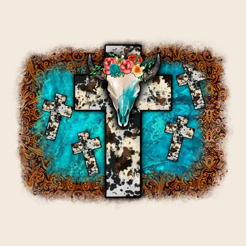 Bull Skull Cross Backgraund Zipper Hoodie by JahusDesignShop | Teevron