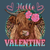 Hello Valentine Highland Cow Urban Hoodie | Teevron