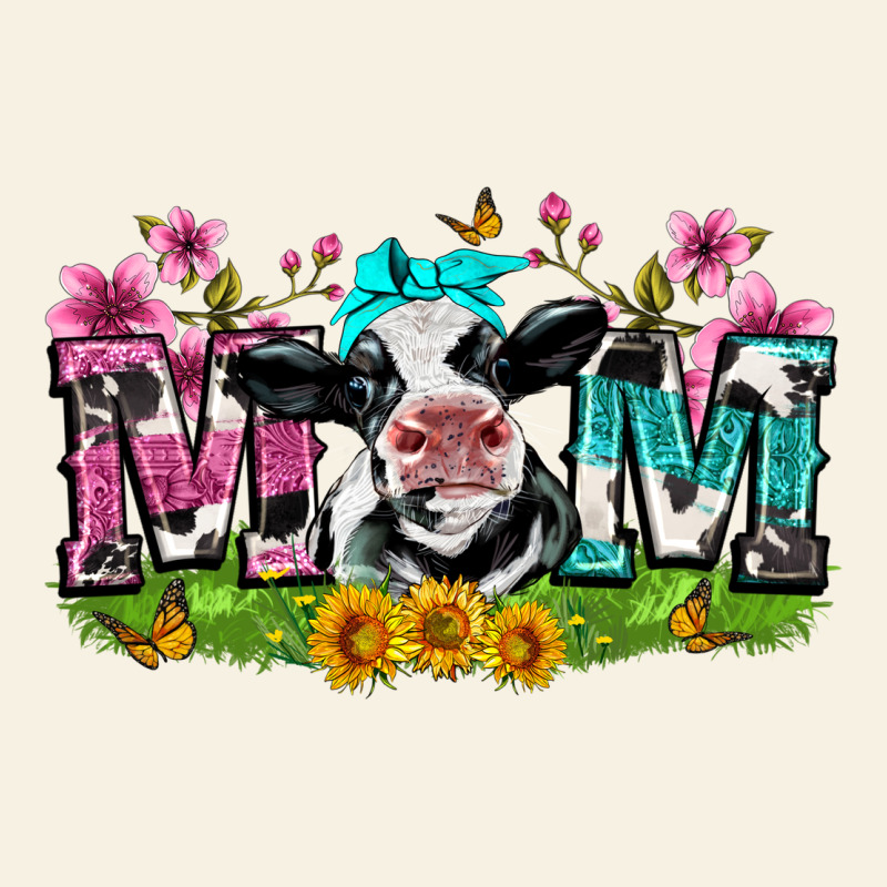 Mom With Cow Vintage Tee by Zillion Design Studio | Teevron