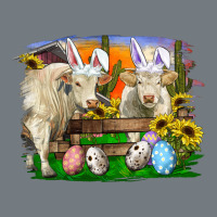 Easter Farm Cows Bunny Ears And Eggs Heavyweight Sweatshirt | Teevron