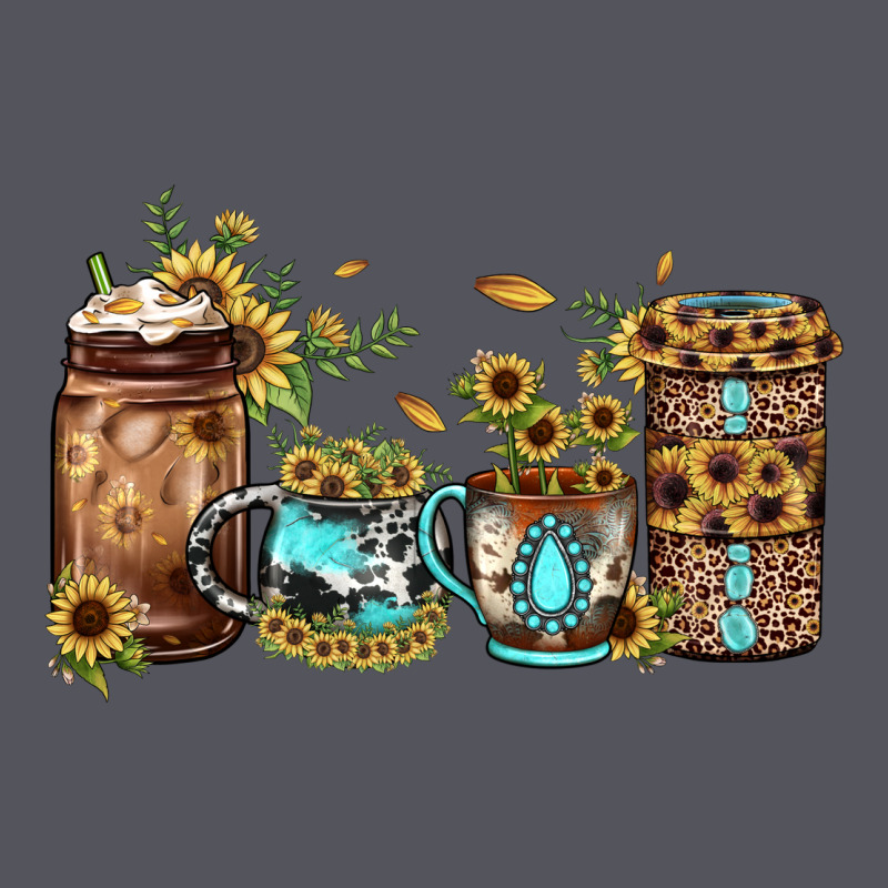 Sunflower Gemstone Coffee Vintage Hoodie by JahusDesignShop | Teevron