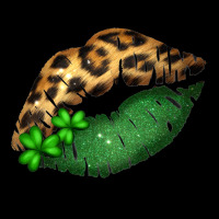 St. Patricks Day Leopard Lips Urban Hoodie | Teevron