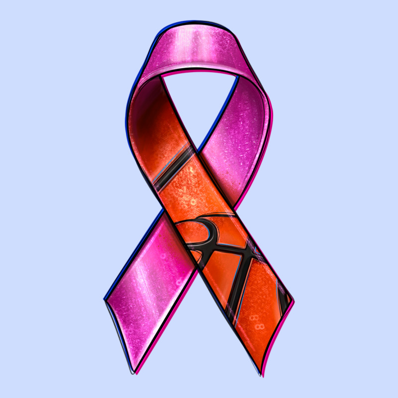 Breast Cancer Ribbon Basketball Urban Heavy Tee by texasbilliewilder | Teevron