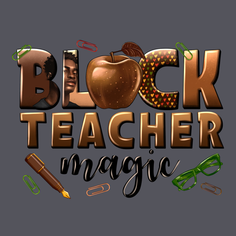 Black Teacher Magic Melanin Male Teacher Vintage Hoodie by texasbilliewilder | Teevron