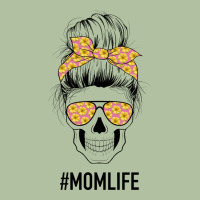Yellow Flower On Pink Background Mom Skull Urban Hoodie | Teevron