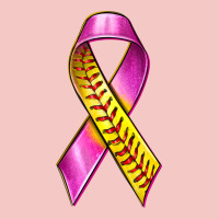 Breast Cancer Ribbon Softball Urban Heavy Tee | Teevron