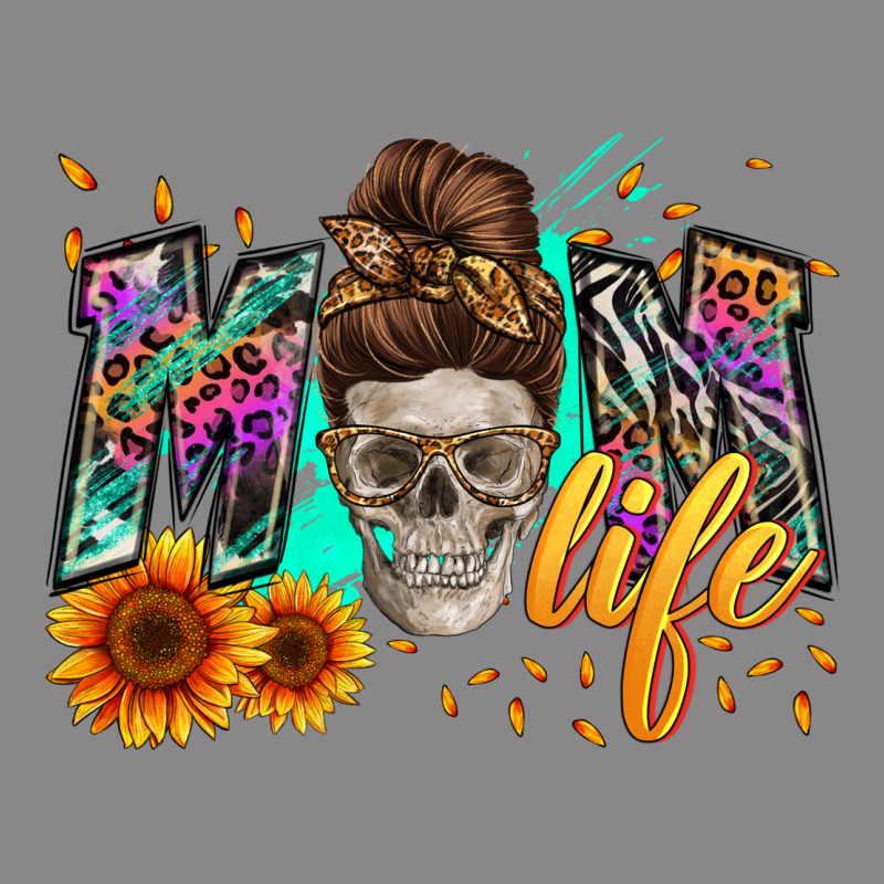 Mom Life With Skull Vintage Tee by Zillion Design Studio | Teevron