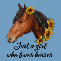 Just A Girl Who Loves Horses Urban Heavy Tee | Teevron